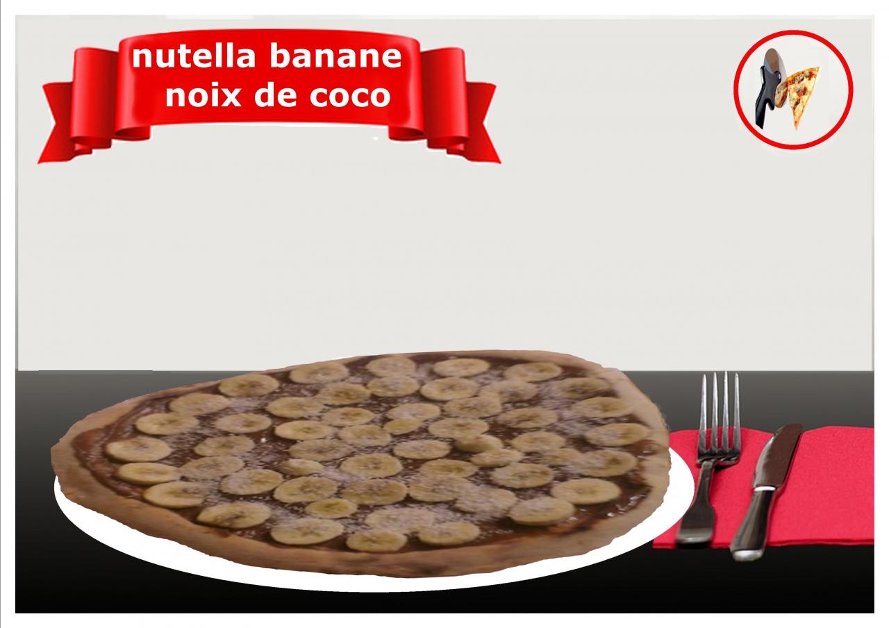 nutella banane noix de coco